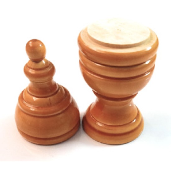 Coin Change Pedestal – Wood