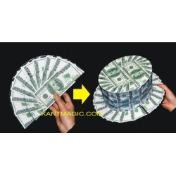 Dollar Bill Fan to Bill Top Hat