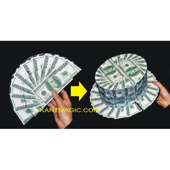 Dollar Bill Fan to Bill Top Hat