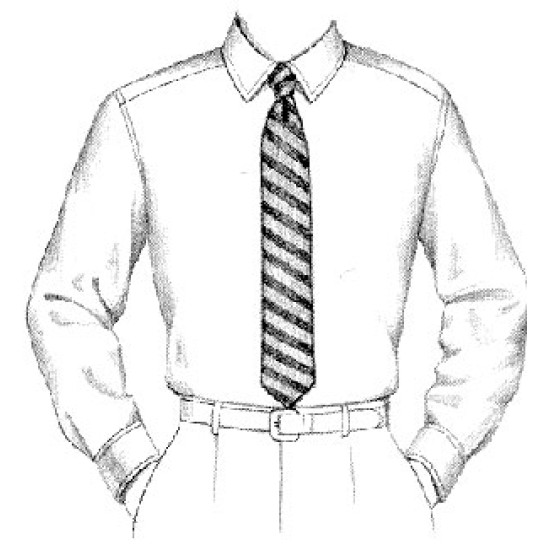 INSTANT APPEARING TIE