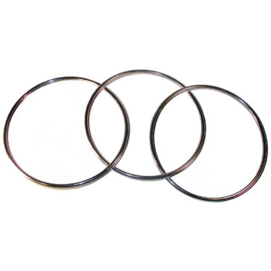 LINKING RINGS - MAGNETIC LOCK 12" - 3 NOS. SET