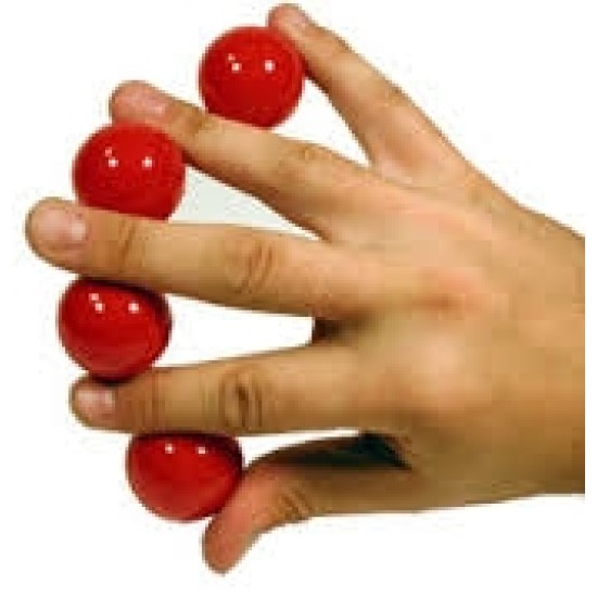 MULTIPLYING BILLIARD BALLS (PLASTIC) RED