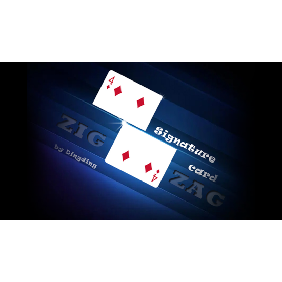 Signature Card Zig Zag by Dingding video DOWNLOAD