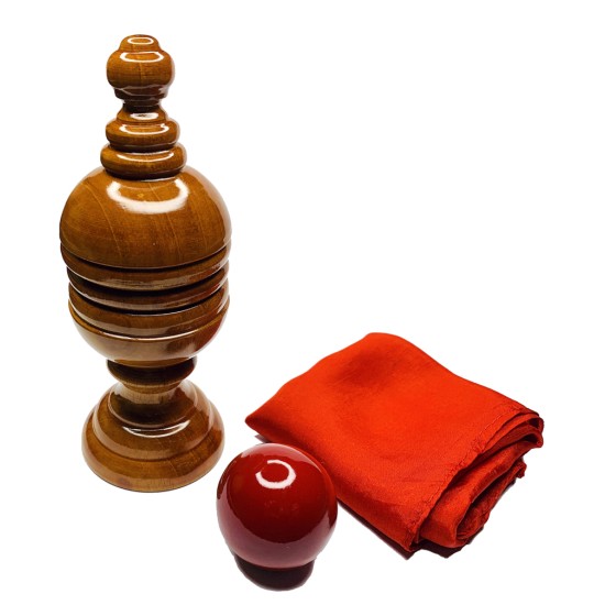 Silk And Ball Vase – Large Wood (Collector’s Edition)