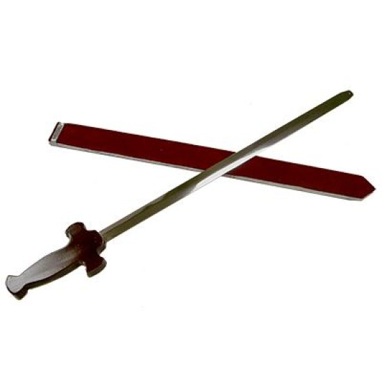 SWORD THRU NECK SUPER (WOODEN)