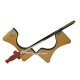 SWORD THRU NECK SUPER (WOODEN)