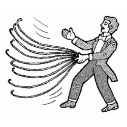 THROW COILS – # 10 WHITE- LARGE