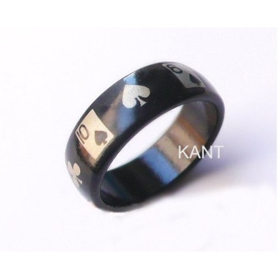 WIZARD PK RING (BLACK, 20MM, CARD PICTURE)
